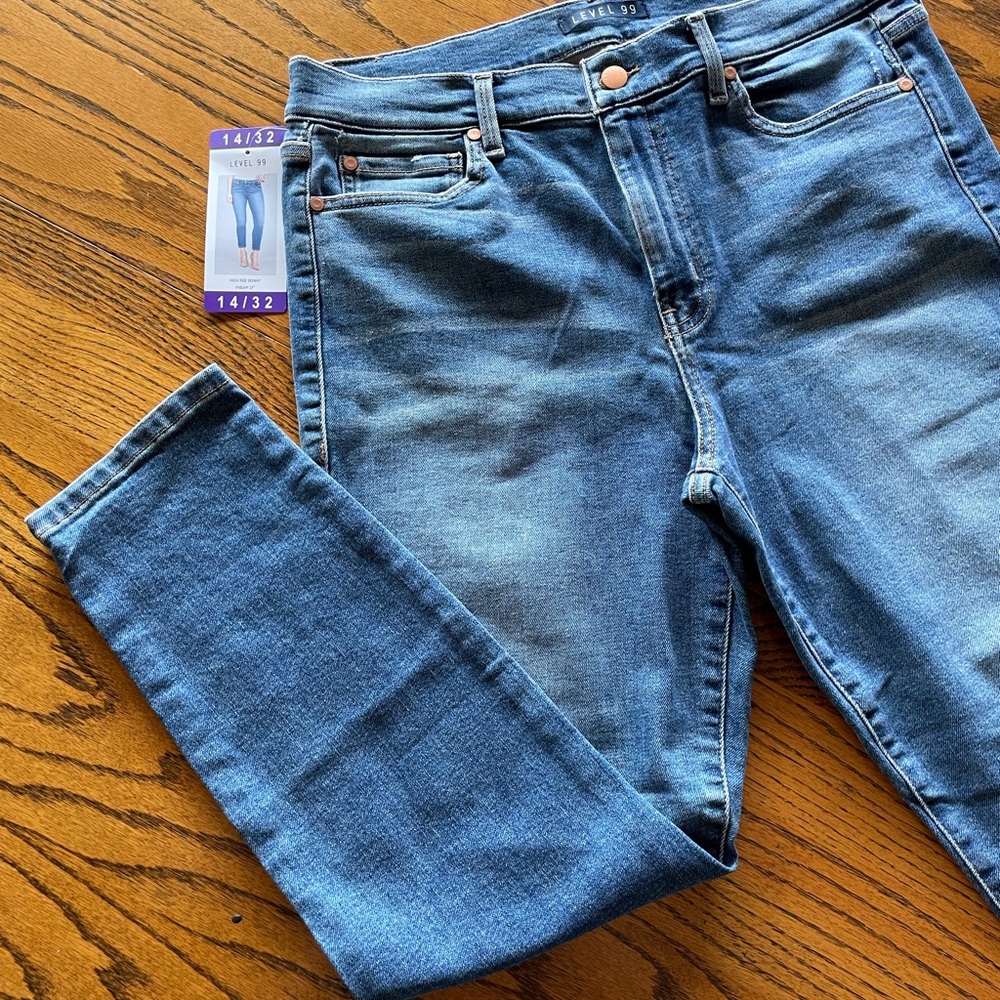 LEVEL 99 high rise skinny jeans